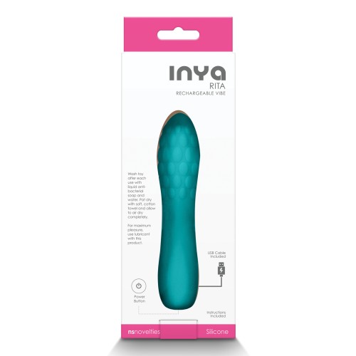 INYA Rita Vibrador Recargable - Verde Acuático