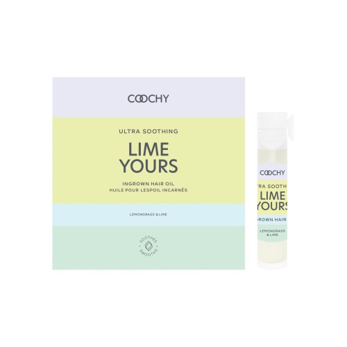 Aceite COOCHY LIME YOURS para Vellos Encarnados con Efecto Calmante