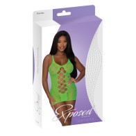 Seamless Front Whole Dress Lime O/S