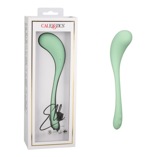 Elle Liquid Silicone Wand Green