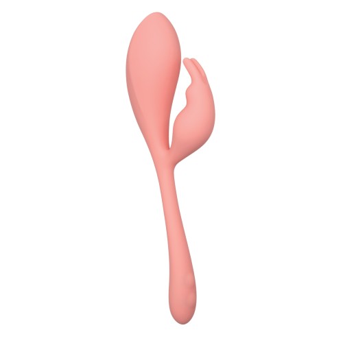 Elle Liquid Silicone Bunny Vibrator - Pink