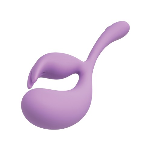 Elle Liquid Silicone Dual Flicker Purple