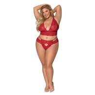 Conjunto de Sujetador y Bragas Rojo Sugar & Spice