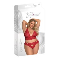 Conjunto de Sujetador y Bragas Rojo Sugar & Spice