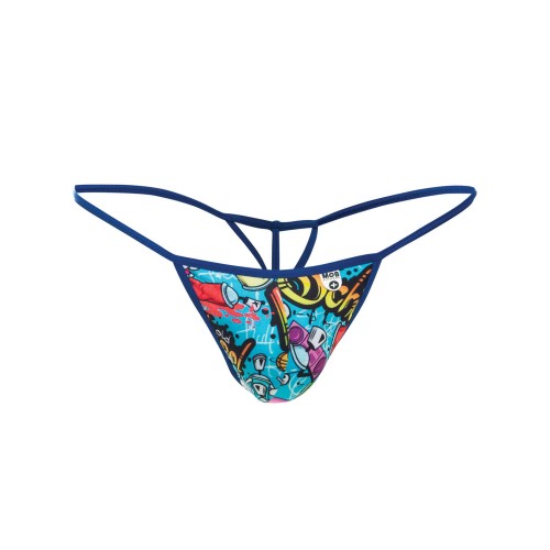 Male Basics Sinful Hipster Thong - Blue