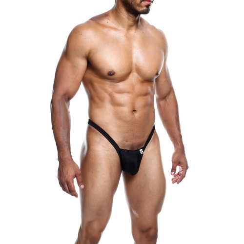 Tanga Y Buns Male Basics - Negro Ropa Interior Elegante