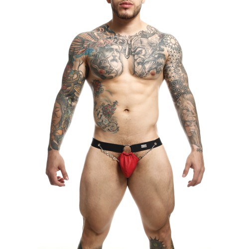 Jockstrap de Cadena Dungeon - Rojo Talla Única