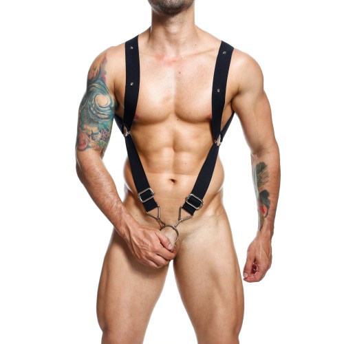 Dungeon Straight Back Harness Black