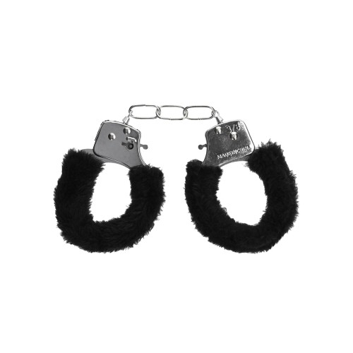 Beginner's Furry Hand Cuffs - Black & White