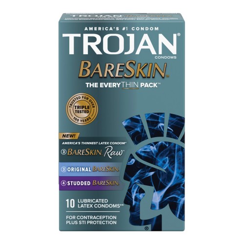 Condones Trojan BareSkin EveryTHIN para Placer Sensacional