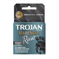 Trojan BareSkin Raw Condom 3 Pack - Thin Comfort