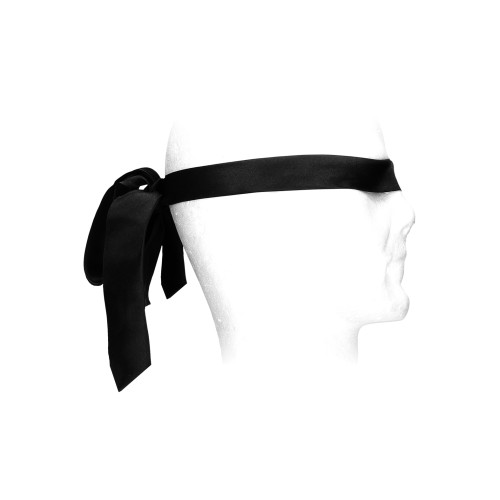 Shots Ouch Satin Bondage Tie Black