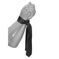 Shots Ouch Satin Bondage Tie Black