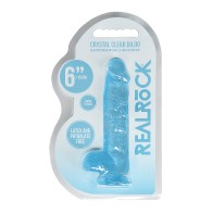 Dildo RealRock Cristal Claro | Sensación Realista