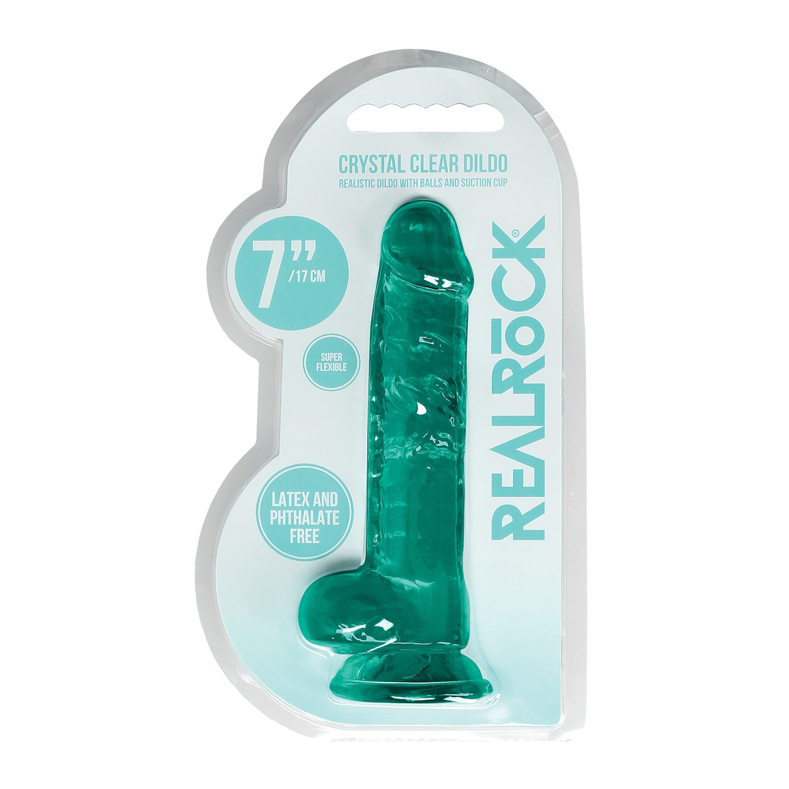 Dildo RealRock 7" con Bolas de Shots