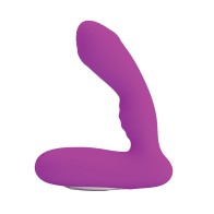 Pretty Love Piper Double Pulsation Vibe - Fuchsia