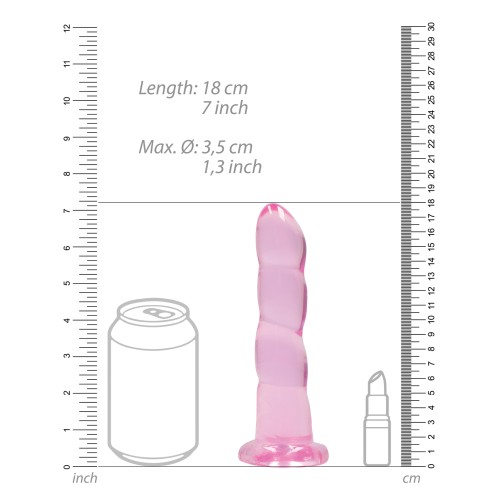 Dildo Crystal Clear de 7" para Placer Intenso