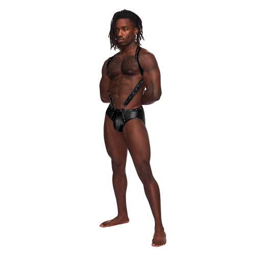 Fetish Uranus Nylon Spandex Moonshine Harness Brief