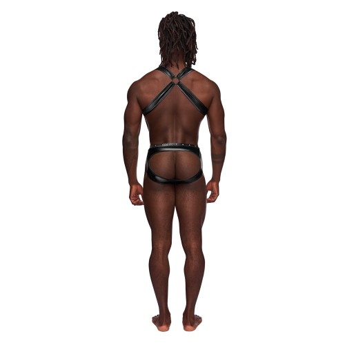 Fetish Uranus Nylon Spandex Moonshine Harness Brief