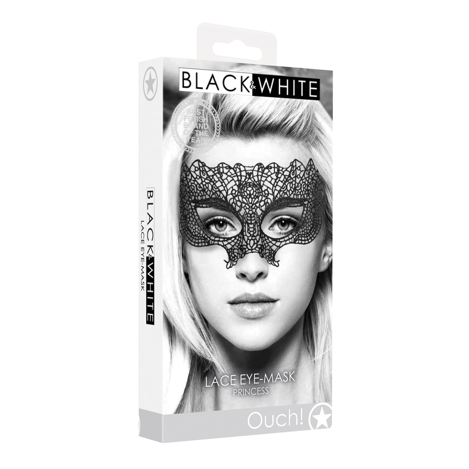 OUCh Princess Black Lace Eye Mask