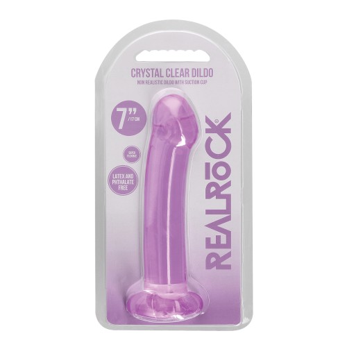 Shots RealRock 7" Crystal Clear Dildo for Ultimate Pleasure