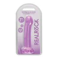 Shots RealRock 7" Crystal Clear Dildo for Ultimate Pleasure