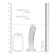 Dildo Transparente RealRock de 7"