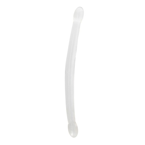 RealRock 17 Inch Double Dildo - Crystal Clear for Double Fun