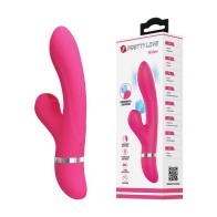 Conejito Vibrador Succionador Pretty Love Willow Rosa