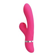 Conejito Vibrador Succionador Pretty Love Willow Rosa