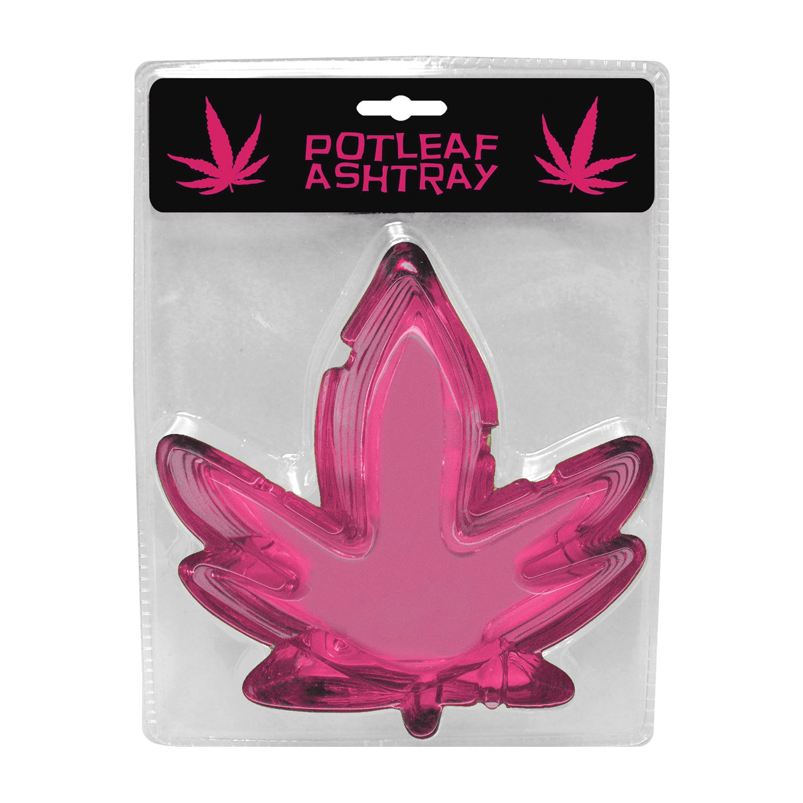 Potleaf Shaped Ashtray - Pink