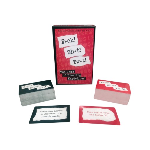 F ck! Sh t! Tw t! Card Game - Hilarious Fun