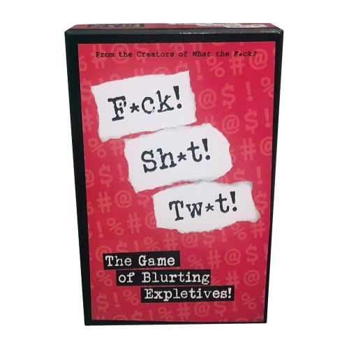 F ck! Sh t! Tw t! Card Game - Hilarious Fun