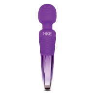 Nixie Rechargeable Wand Massager - Purple Ombre Metallic