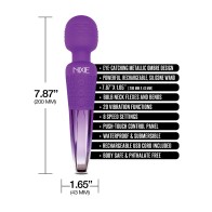 Nixie Rechargeable Wand Massager - Purple Ombre Metallic