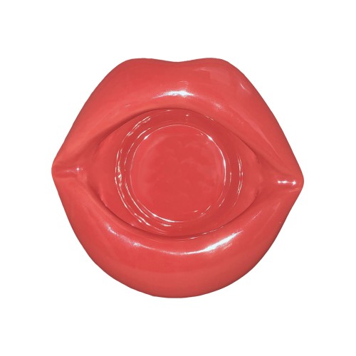 Cenicero Labios Rojo - Accesorio para Fumar con Estilo