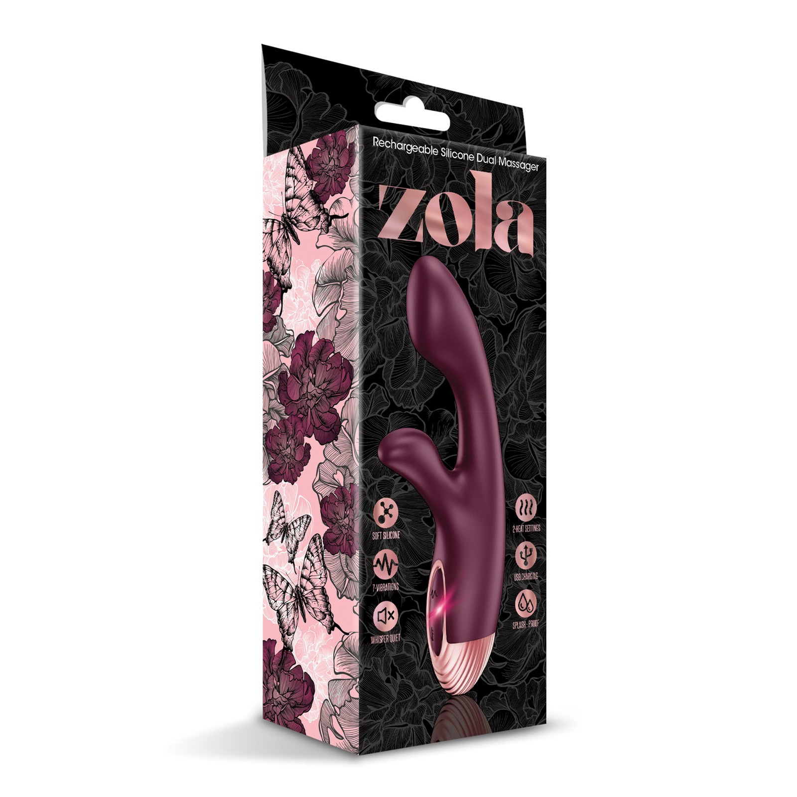 Zola Dual Massager - Rechargeable Silicone