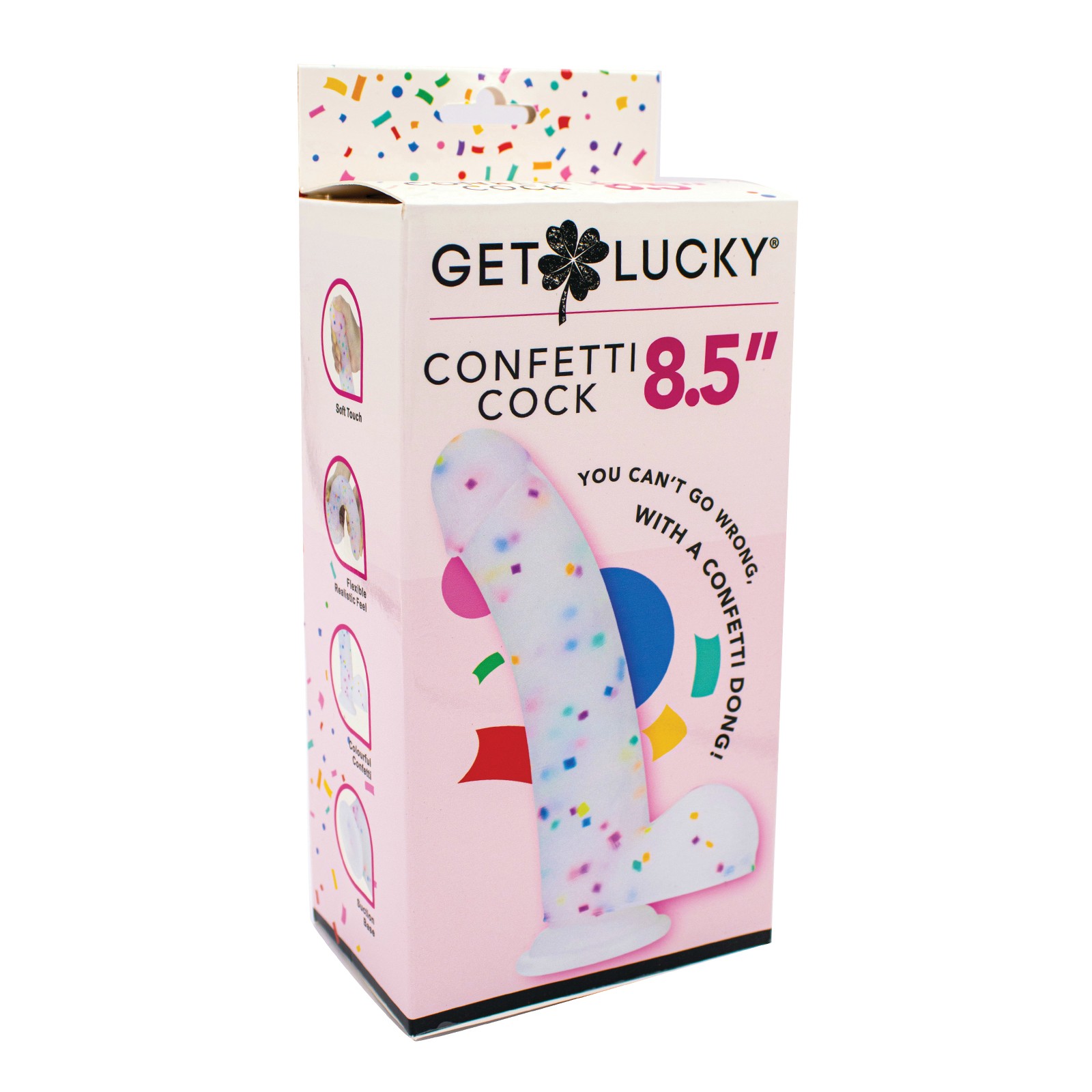 Get Lucky Confetti Cock - Fun & Versatile