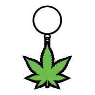 Fun Weed Leaf Keychain for Stoner Lovers