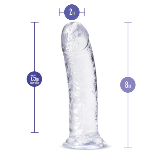 Blush B Yours Plus 8" Roar n Ride Dildo - Clear