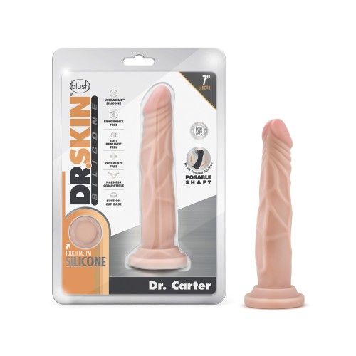 Blush Dr Skin Dr Carter Silicone Dildo Vanilla