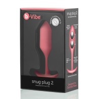 b-Vibe Plug Snug Pesado 2 Coral