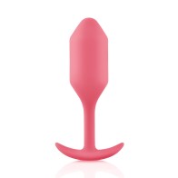 b-Vibe Plug Snug Pesado 2 Coral