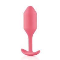 b-Vibe Weighted Snug Plug 2 Coral