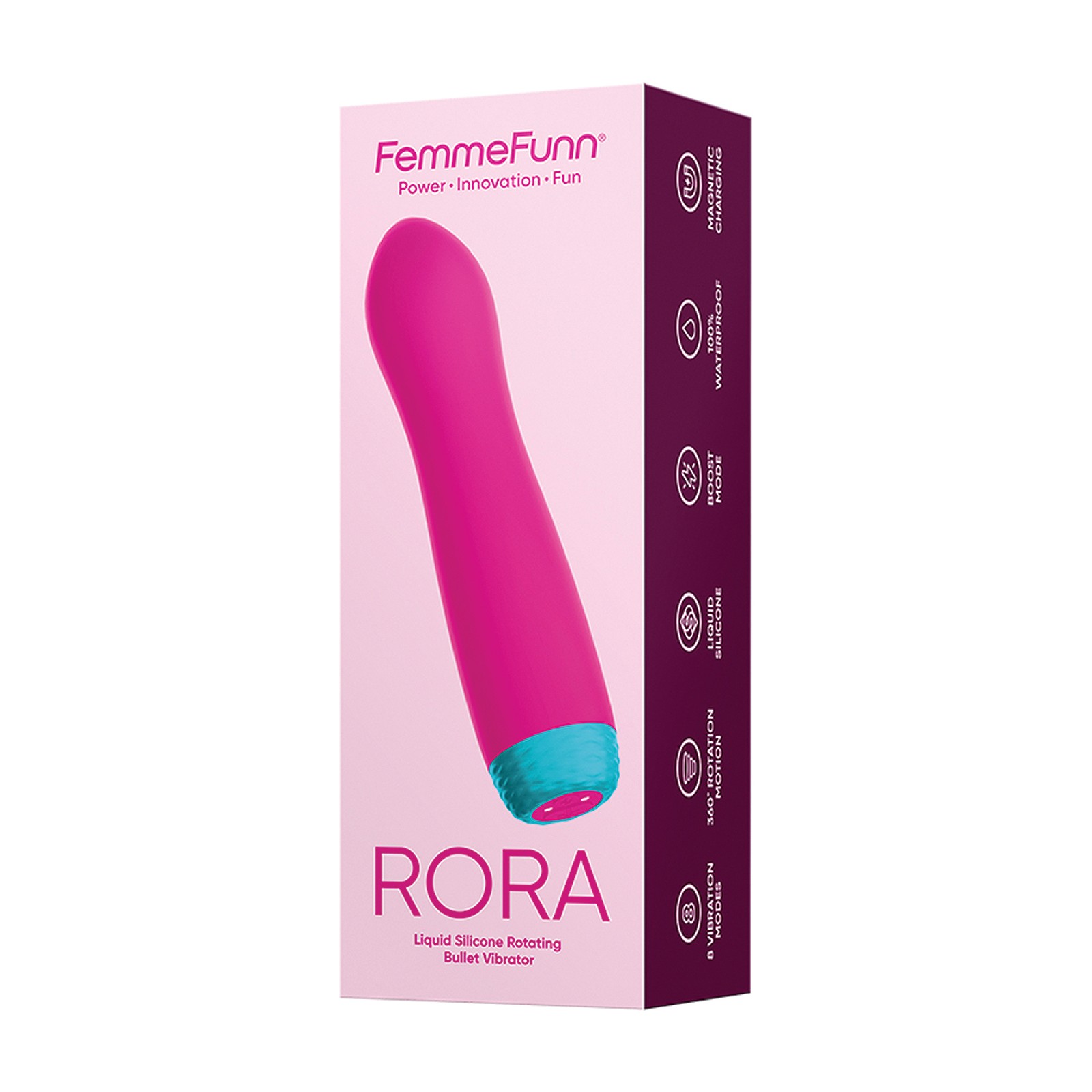 Femme Funn Rora Rotating Bullet Pink