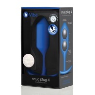 b-Vibe Snug Plug 4 con Peso para un Juego Cómodo