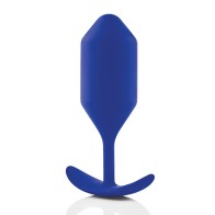 b-Vibe Snug Plug 4 con Peso para un Juego Cómodo