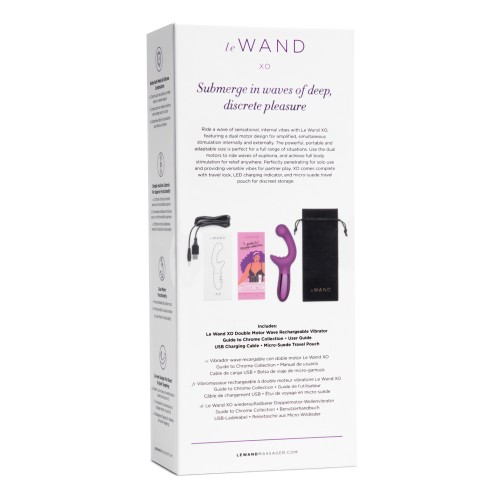 Vibrador Le Wand XO de Doble Motor Cherry