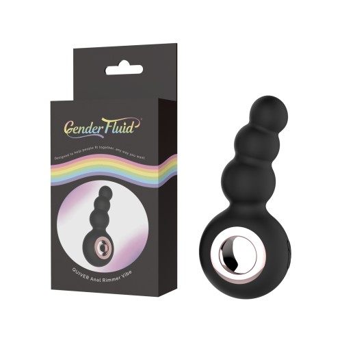 Anillo Vibrador Gender Fluid Quiver - Negro