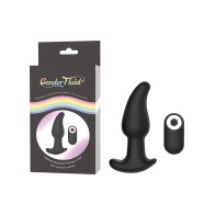 Gender Fluid Twirler Anal Vibe with Remote in Black